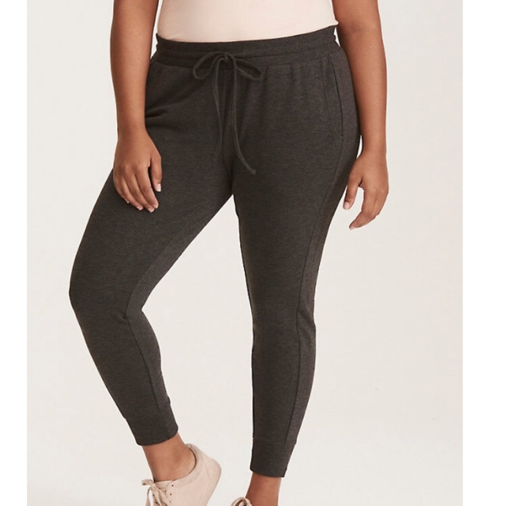 Torrid Charcoal Gray Skinny Joggers